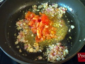 Aloo Gobi Cooking Step