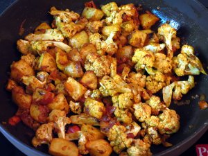 Aloo Gobi Cooking Step