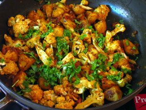 Aloo Gobi Cooking Step