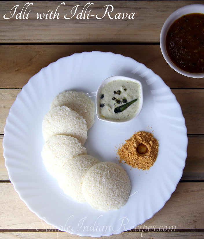 Idli using Idli Rava