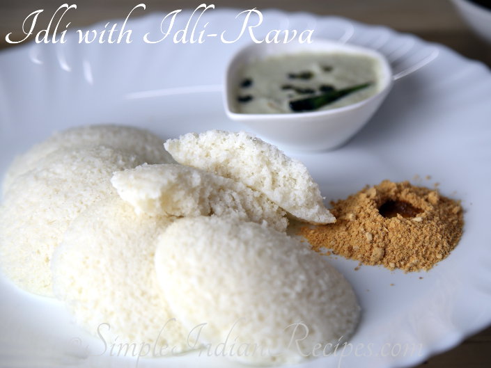 Idli using Idli Rava