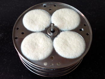 Idli using Idli Rava Preperation Steps